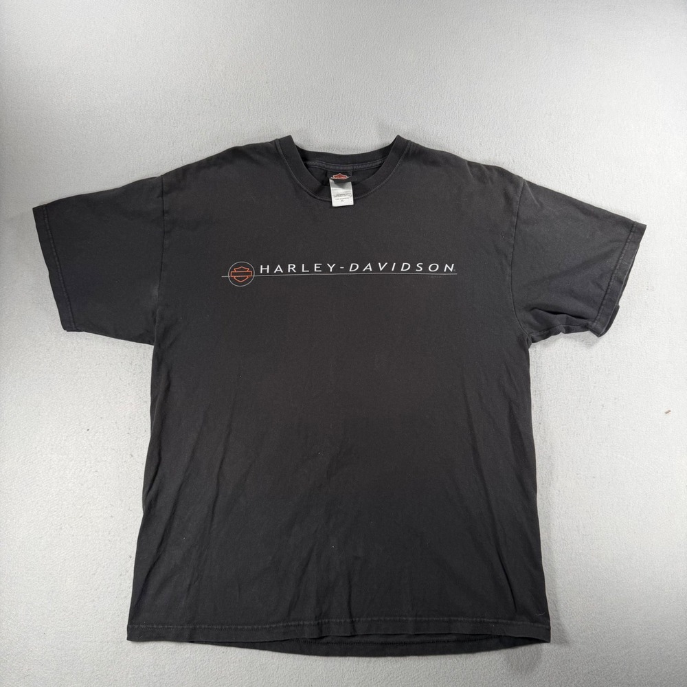 Vintage Harley-Davidson T Shirt Mens XL Black 2009 Hanes Beefy-T